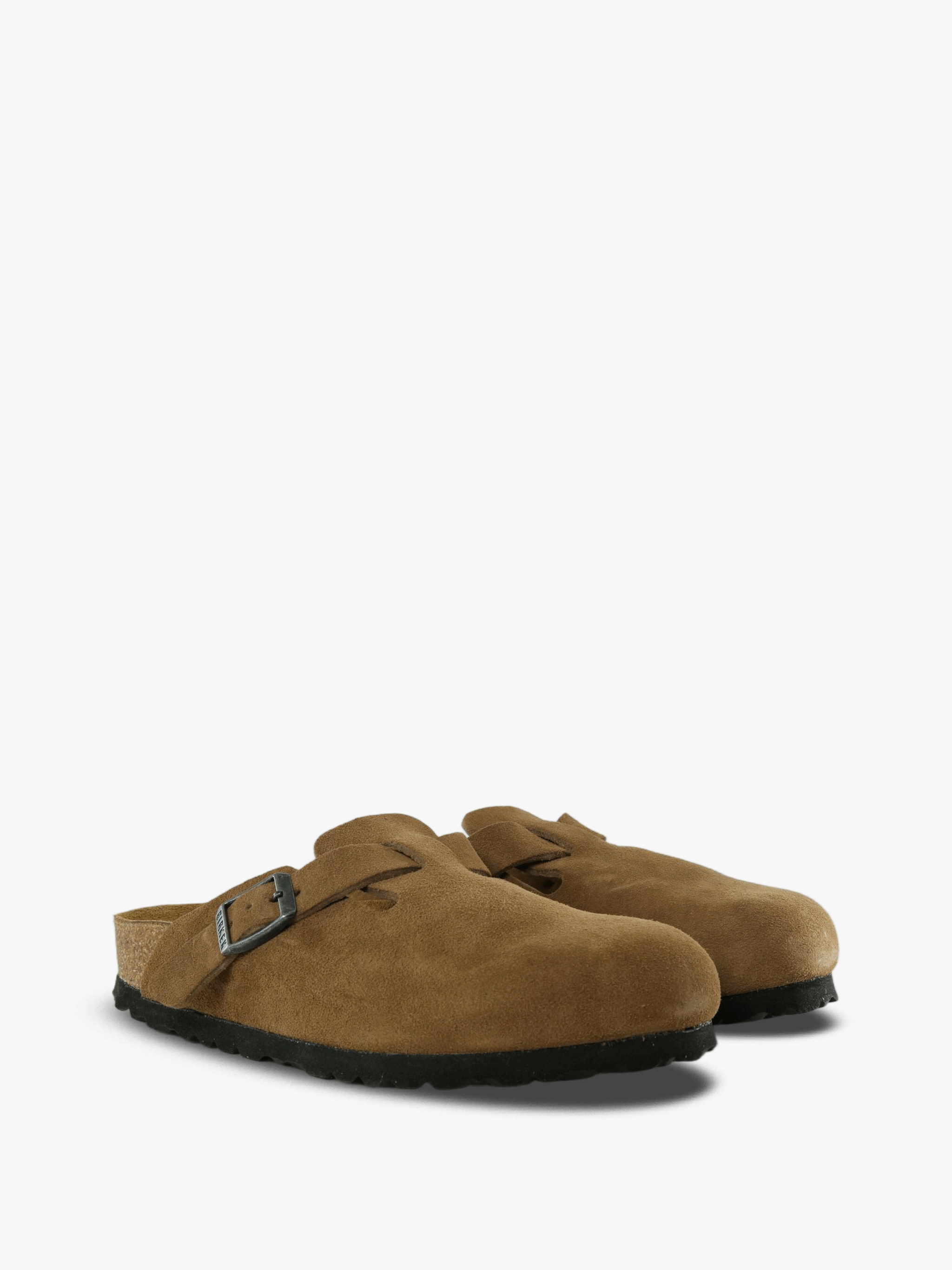 Brown sandals, front view