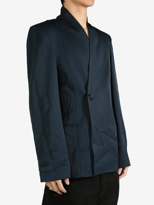 LOUIS GABRIEL NOUCHI - Men Draped Collar Jacket