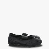 Black sneakers, front view