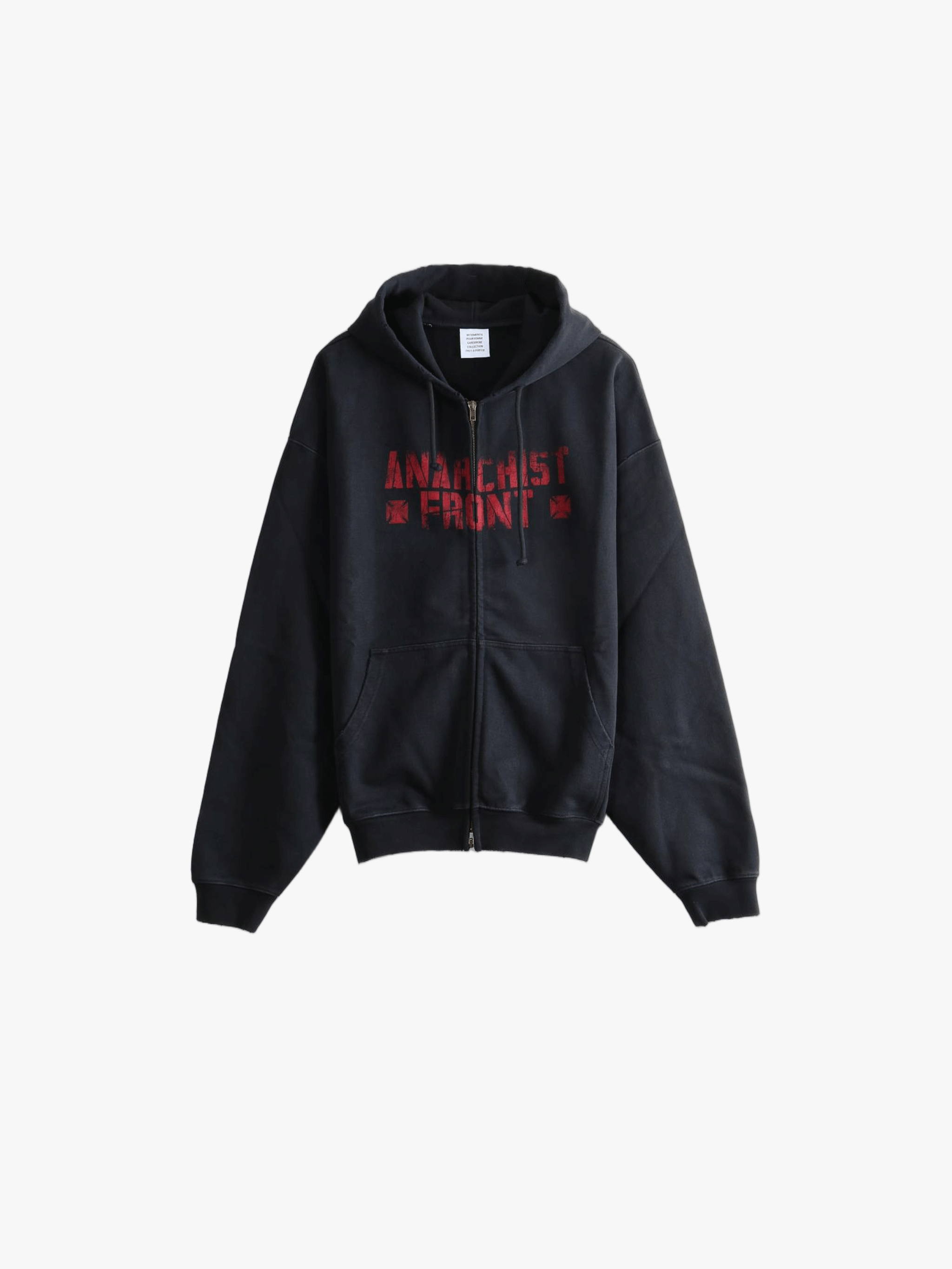Black hoodie, front view