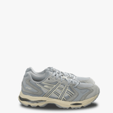 Grey sneakers, front view