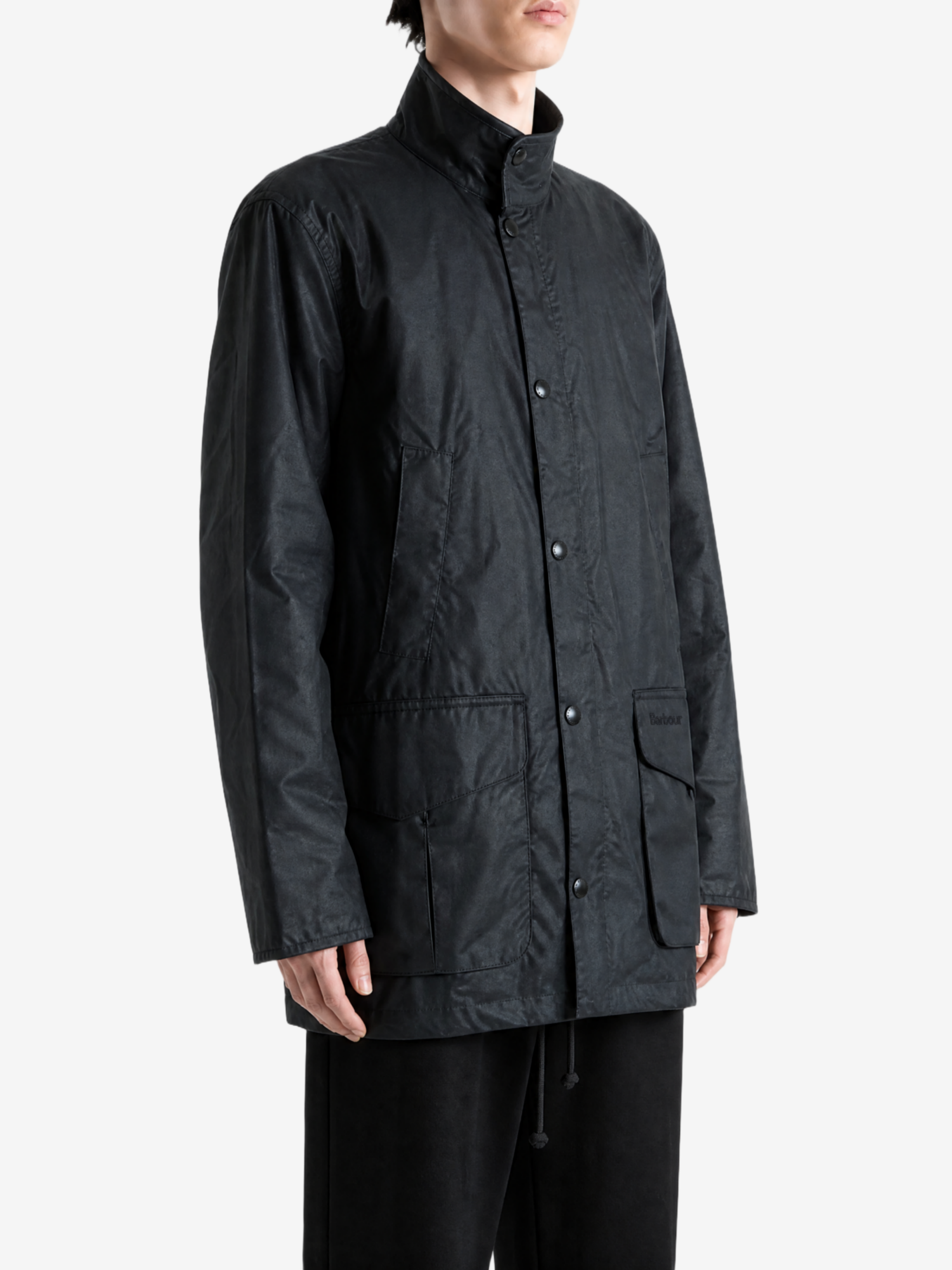 Black jacket, full body view