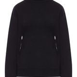 Black knitwear, front view