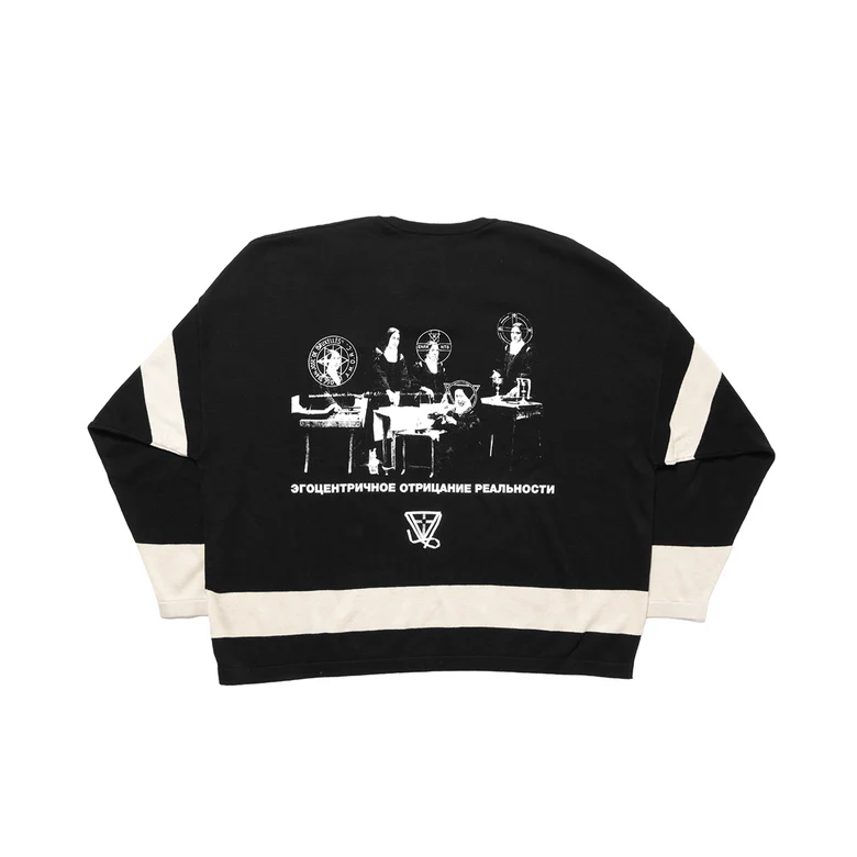 Black hoodie, back view