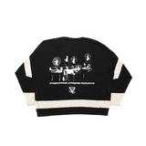 Black hoodie, back view
