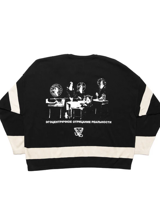 Black hoodie, back view