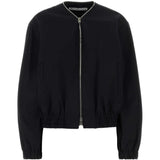 Black jacket, front view