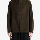 Brown jacket, full body view