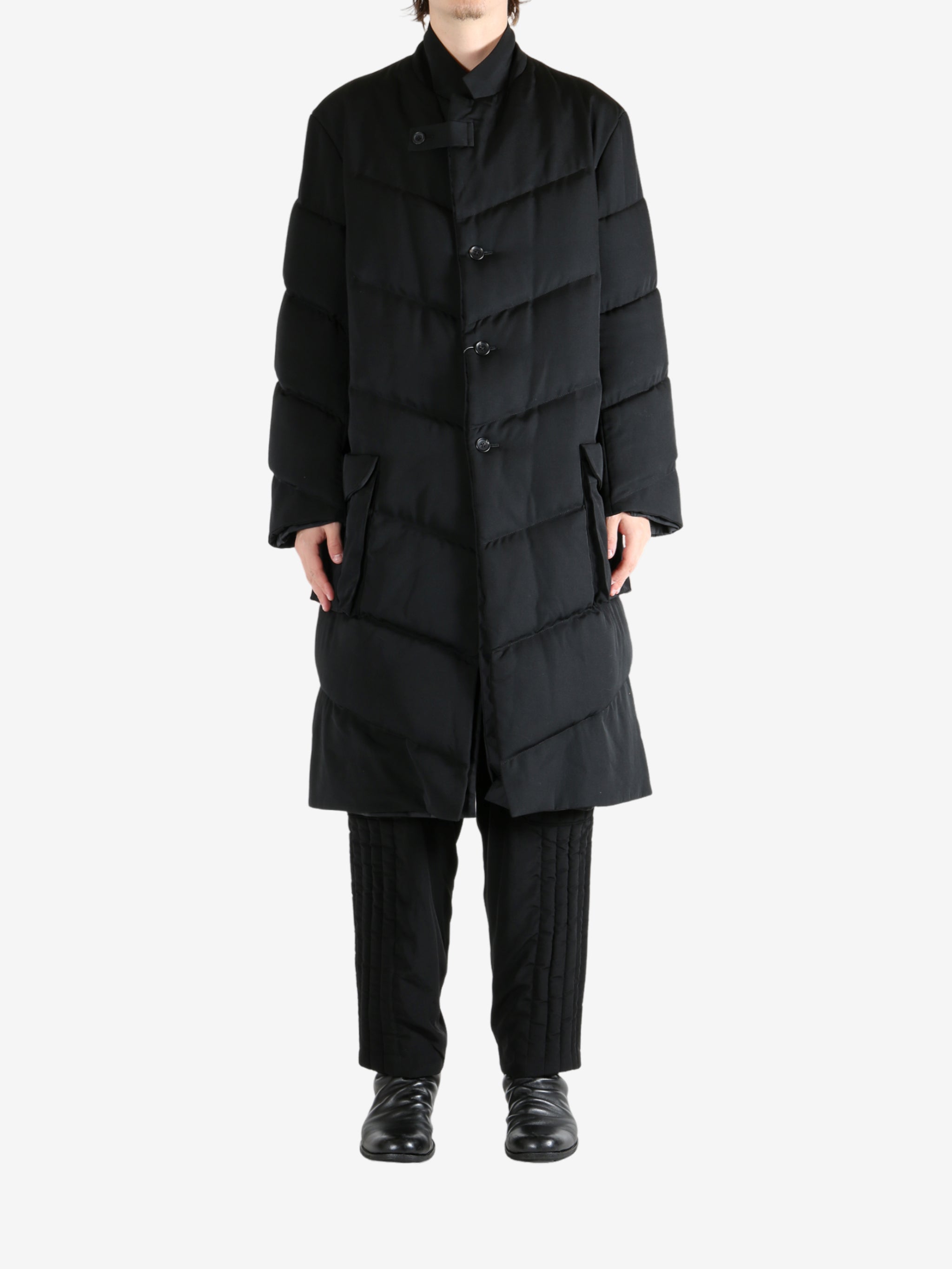 Black jacket, full body view