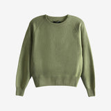 Green knitwear,front view