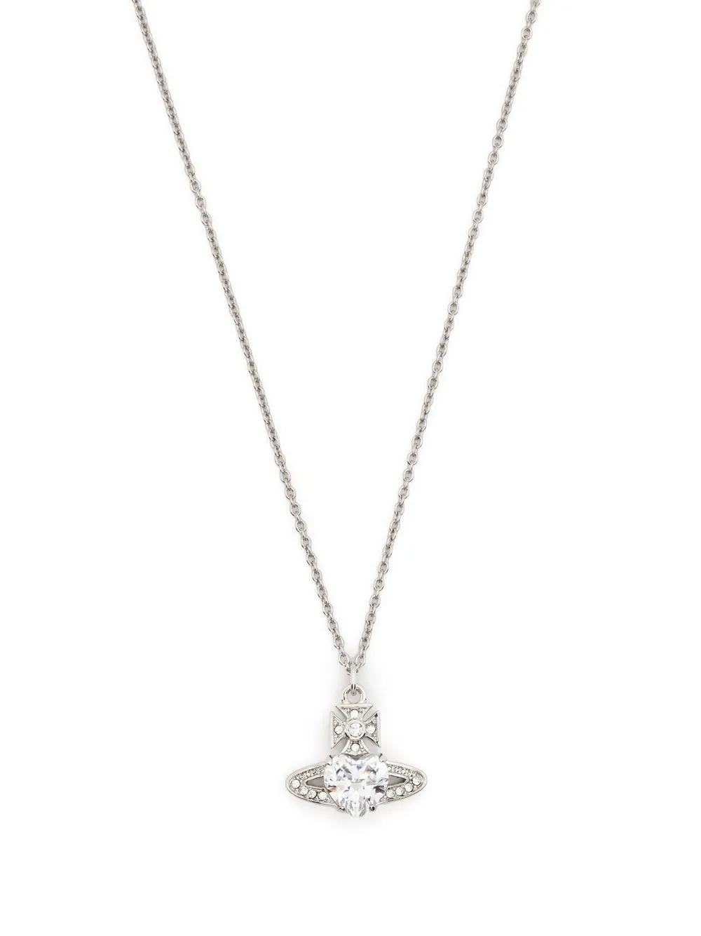 White pendant, front view
