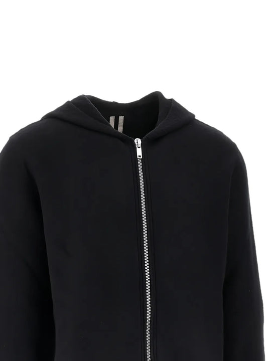 Black hoodie, front view