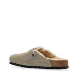 Tan sandals, front view