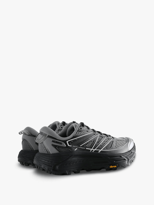 Grey shoes, side view