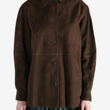 Brown shirts worn by a person, showing the shirts fit