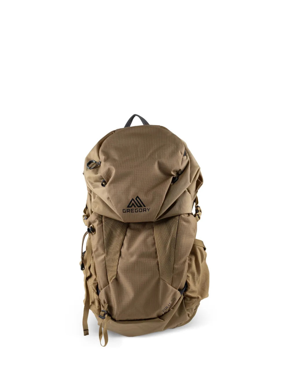 Tan bag, front view