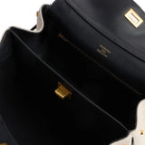 Tan bag, front view
