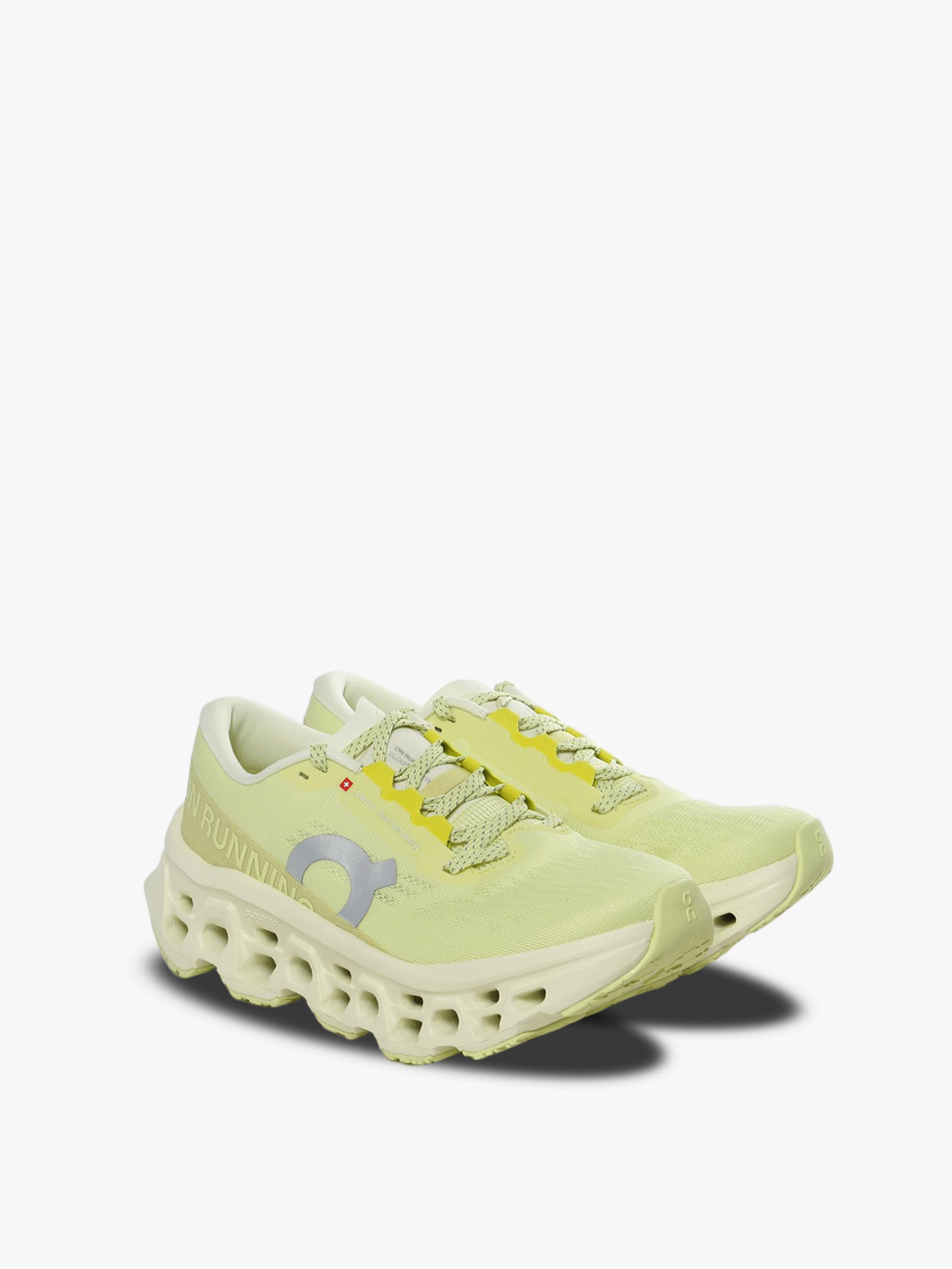 Yellow sneakers, side view