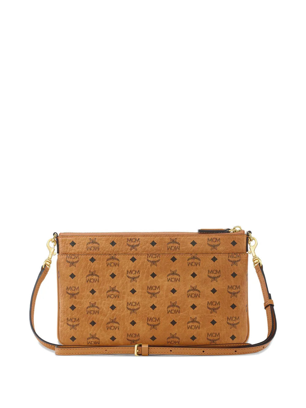 Tan bag, front view