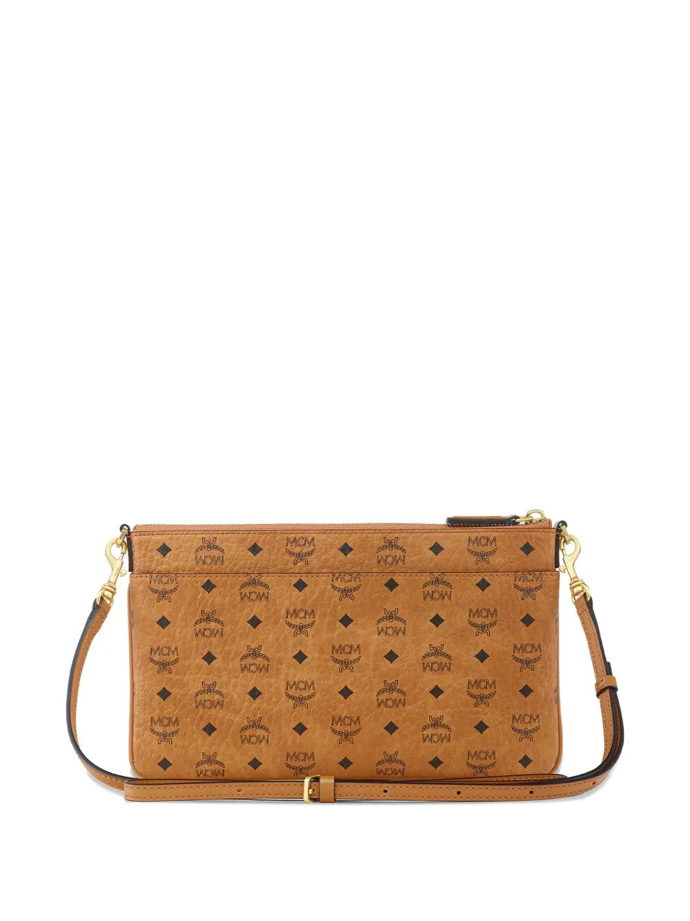 Tan bag, front view