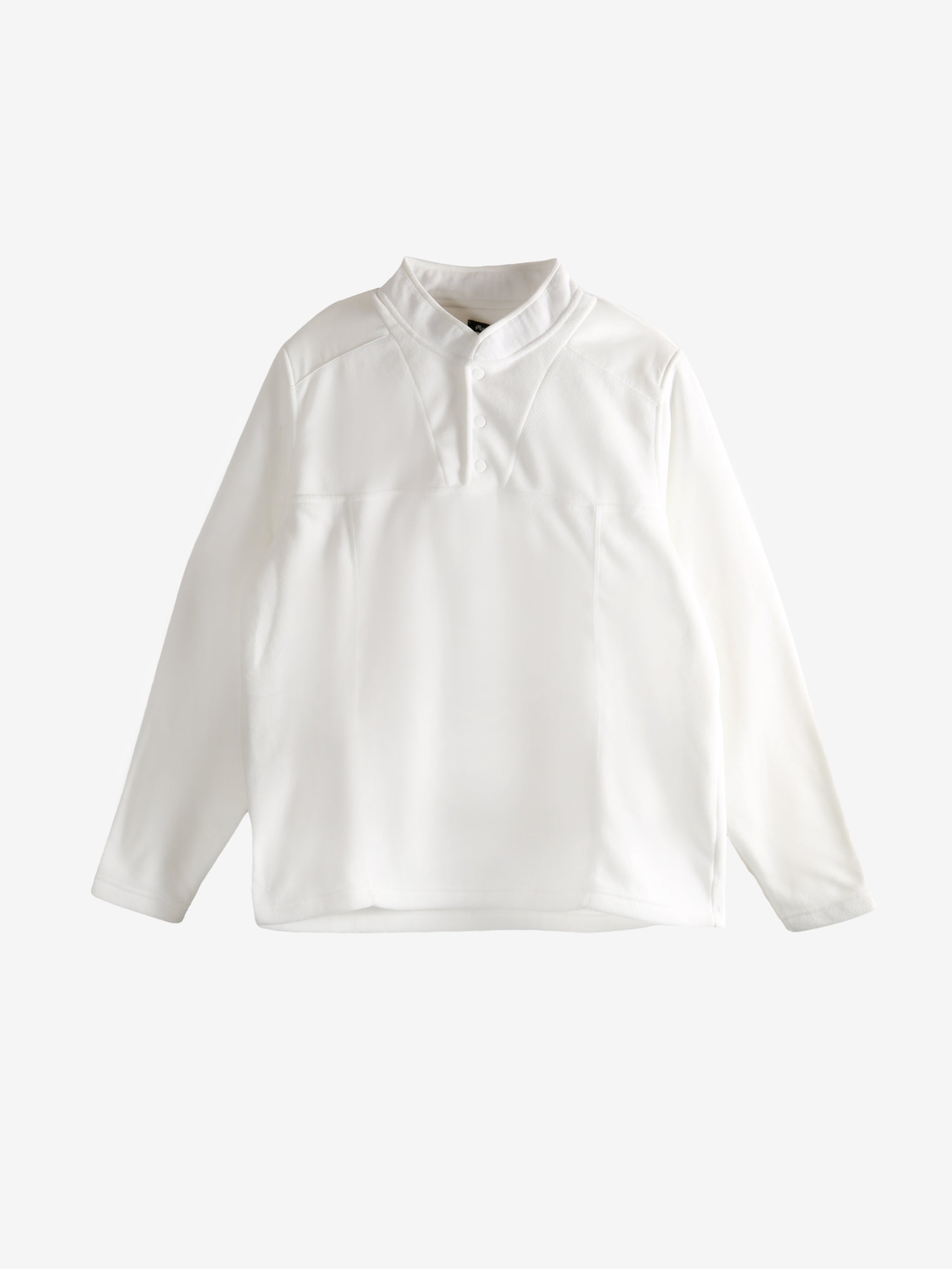 White sweatshirt, front view