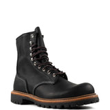 Black boots, front view