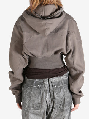 RICK OWENS DRKSHDW - Women Collage Gimp Hoodie