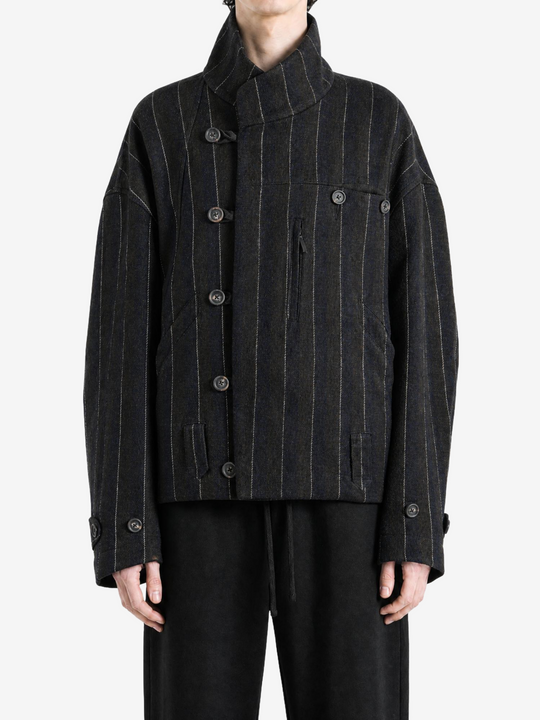 Black jacket, front view