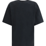 Black t-shirt,back view