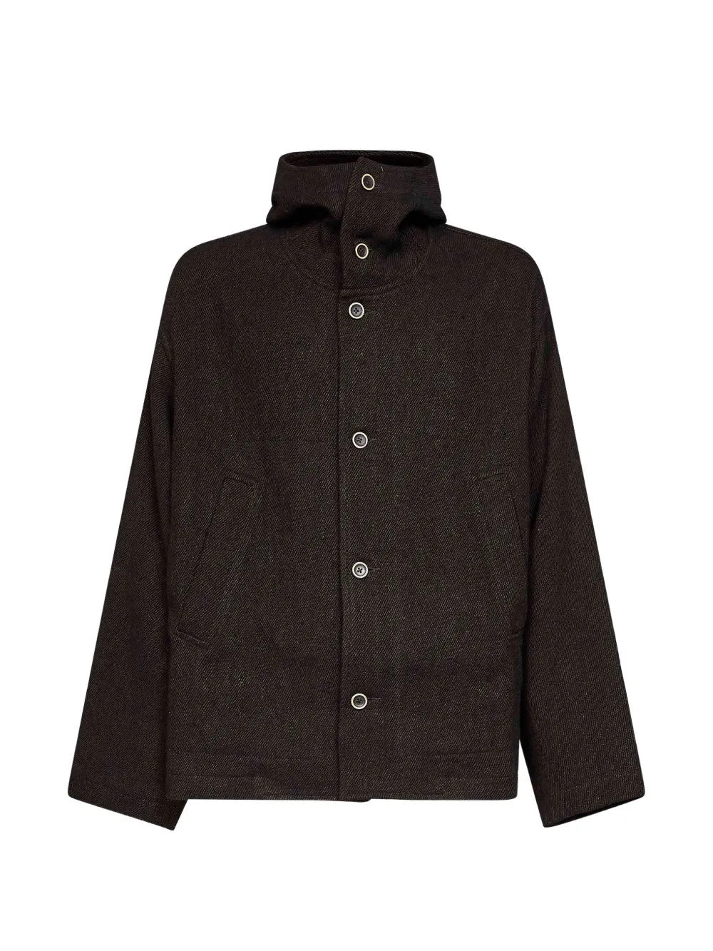 Brown jacket, front view
