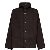 Brown jacket, front view