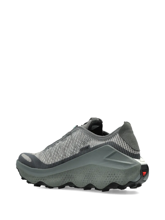 Grey sneakers, side view