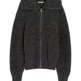 Back cardigan,front view