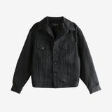 Black jacket, front view