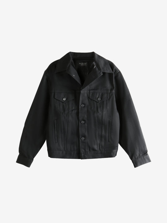 Black jacket, front view