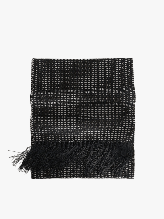 Black scarf, front view