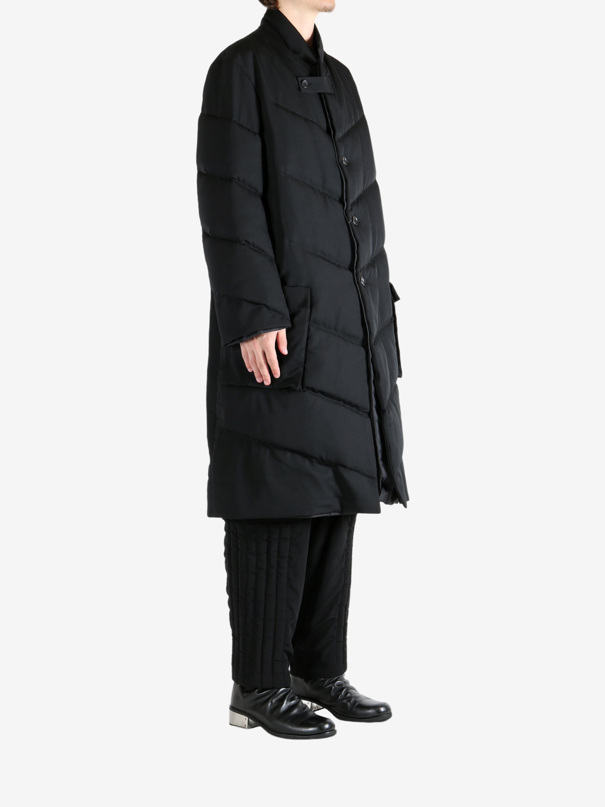 Black jacket, full body view