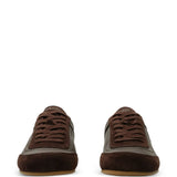 Brown sneaker, side view