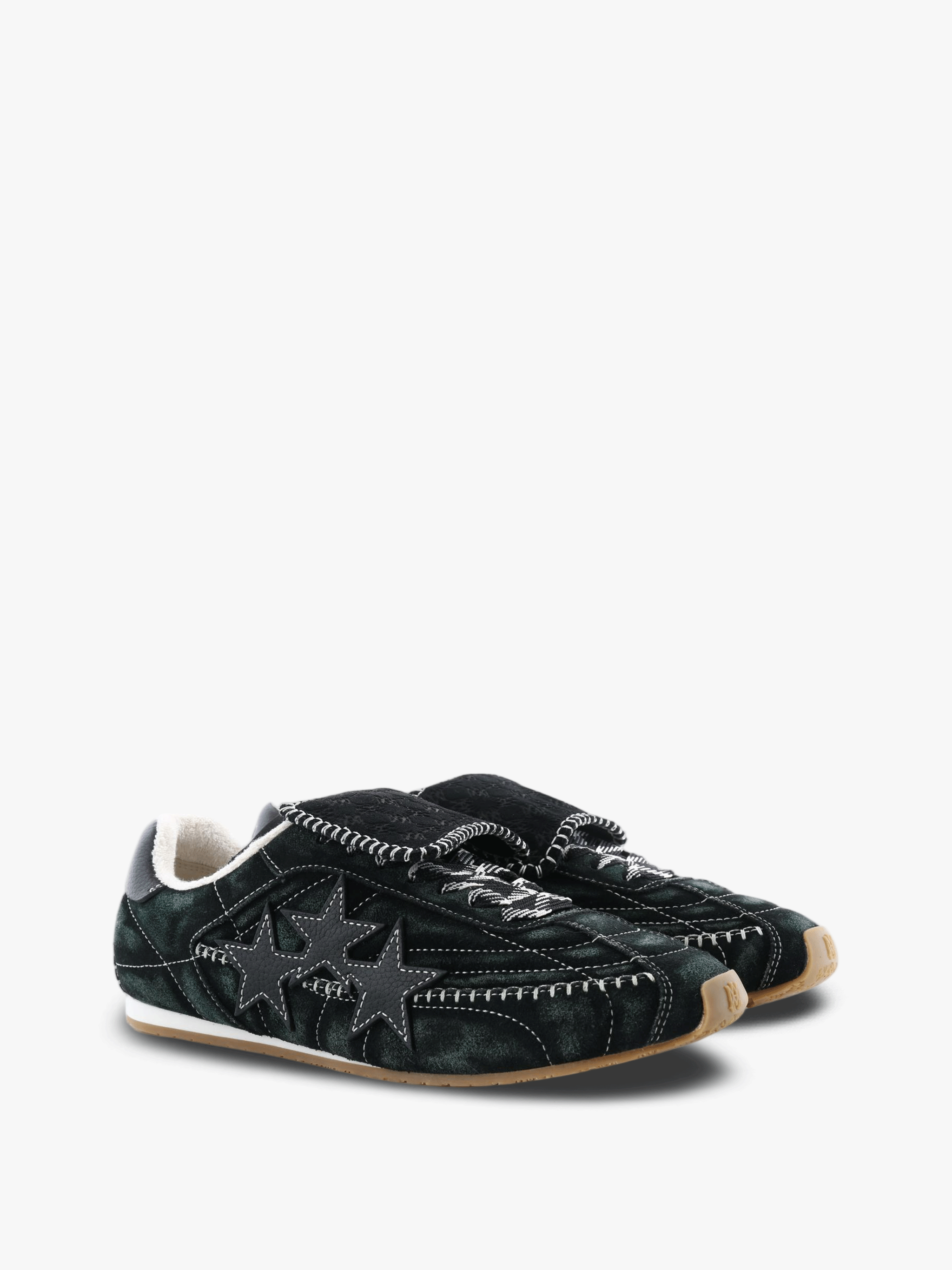 Black shoes, front view