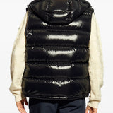 Black jacket worn by a person, showing the jacket fit