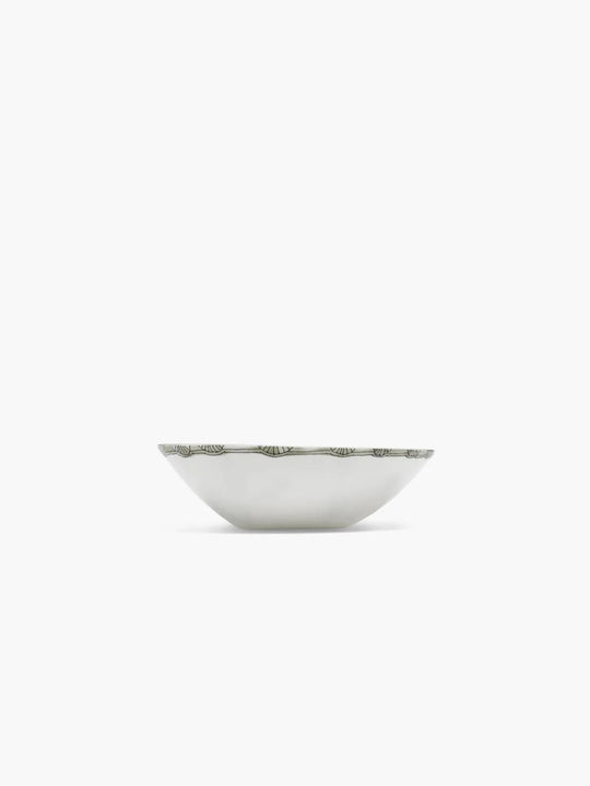 Blue bowl , side view