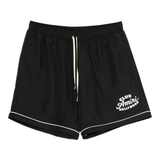 Black shorts, front view