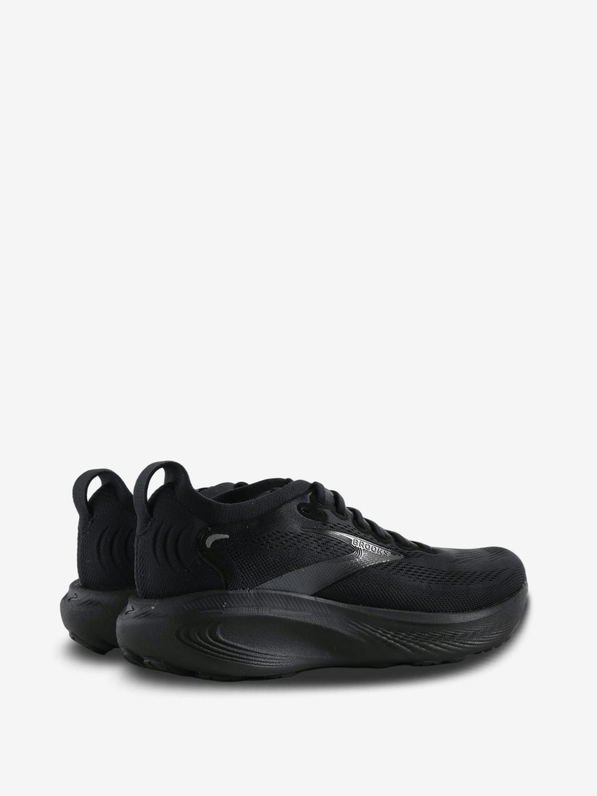 Black shoes, back view