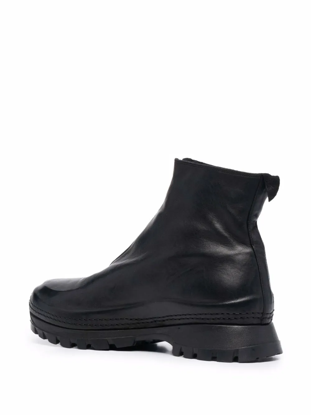 Black boots, side view