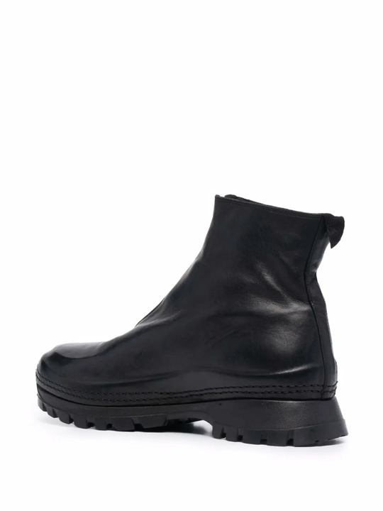 Black boots, side view