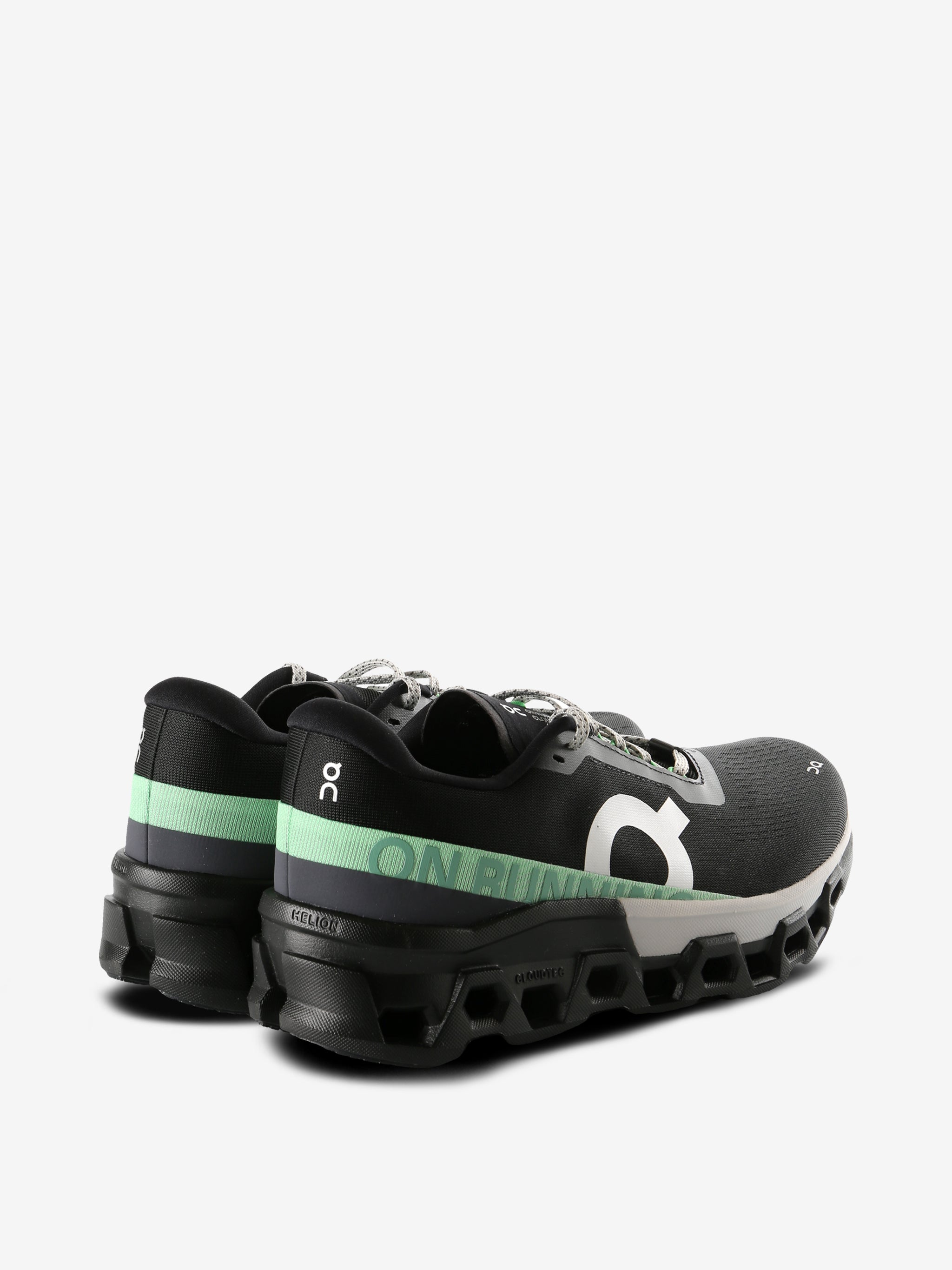 Black sneakers, back view