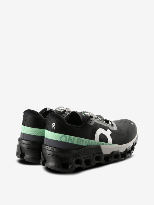 Black sneakers, back view