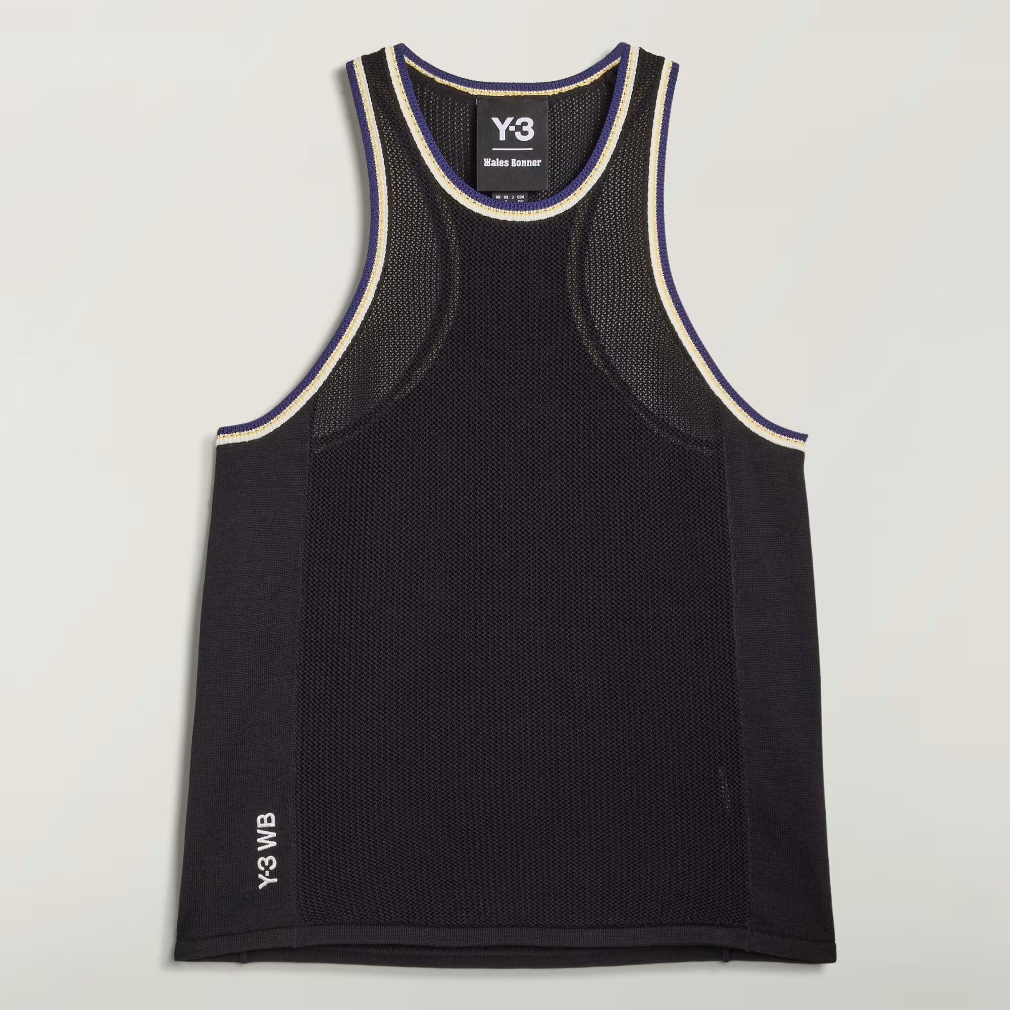 Black top, front view