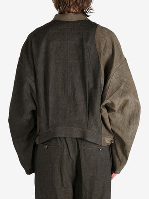 ZIGGY CHEN - Men Collaged Workers Jacket