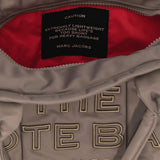 Close up of Grey bag, showing detail
